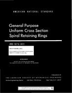 Standard ASME B27.6:1972(R2017) 1972 preview
