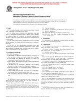 WITHDRAWN ASTM A121-99(2004) 1.5.2004 preview