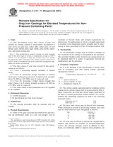 WITHDRAWN ASTM A319-71(2001) 1.1.2001 preview
