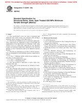 WITHDRAWN ASTM A325M-04a 1.8.2004 preview