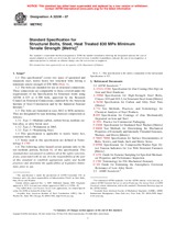 WITHDRAWN ASTM A325M-07 1.12.2007 preview