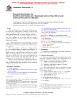 WITHDRAWN ASTM A500/A500M-07 1.9.2007 preview