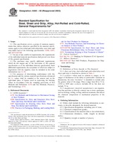 WITHDRAWN ASTM A505-00(2005) 1.3.2005 preview