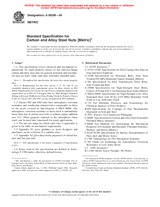 WITHDRAWN ASTM A563M-04 1.8.2004 preview