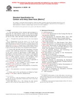 WITHDRAWN ASTM A563M-06 1.6.2006 preview