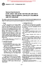 WITHDRAWN ASTM A607-75(1981) 1.1.1900 preview