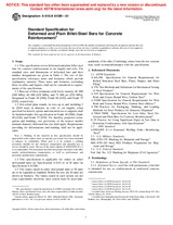 WITHDRAWN ASTM A615/A615M-01 10.10.2001 preview