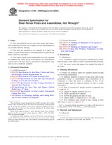 WITHDRAWN ASTM A702-89(2006) 1.3.2006 preview