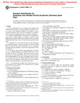 WITHDRAWN ASTM A790/A790M-01 10.3.2001 preview