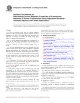 WITHDRAWN ASTM A932/A932M-01(2006) 1.5.2006 preview