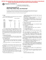 WITHDRAWN ASTM B36/B36M-95 10.4.2001 preview
