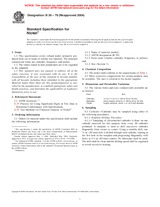 WITHDRAWN ASTM B39-79(2004) 1.5.2004 preview