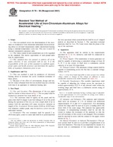 WITHDRAWN ASTM B78-90(2001) 1.1.2001 preview