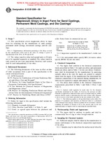 WITHDRAWN ASTM B93/B93M-00 10.12.2000 preview