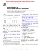 WITHDRAWN ASTM B121/B121M-01(2006) 1.2.2006 preview