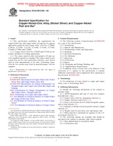 WITHDRAWN ASTM B151/B151M-05 1.10.2005 preview