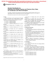 WITHDRAWN ASTM B338-01 10.11.2001 preview