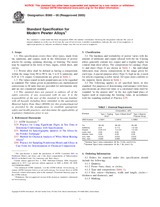 WITHDRAWN ASTM B560-00(2005) 1.11.2005 preview