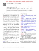 WITHDRAWN ASTM B579-73(2004) 1.4.2004 preview