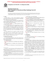 WITHDRAWN ASTM B917/B917M-01(2005) 1.9.2005 preview
