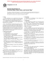 WITHDRAWN ASTM C14-99 10.8.1999 preview