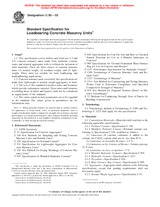 WITHDRAWN ASTM C90-03 10.6.2003 preview
