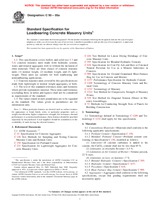 WITHDRAWN ASTM C90-05a 15.5.2005 preview