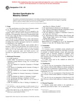 WITHDRAWN ASTM C91-01 10.8.2001 preview