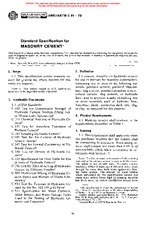 WITHDRAWN ASTM C91-78e1 1.1.1900 preview
