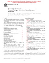 WITHDRAWN ASTM C110-05 1.5.2005 preview