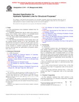WITHDRAWN ASTM C141-97(2005) 1.7.2005 preview