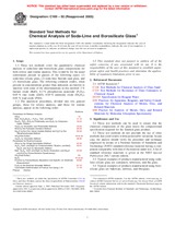 WITHDRAWN ASTM C169-92(2005) 1.9.2005 preview