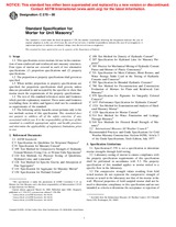 WITHDRAWN ASTM C270-00 10.11.2001 preview
