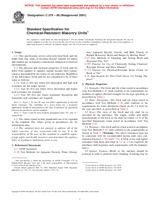 WITHDRAWN ASTM C279-88(2001) 1.1.2001 preview