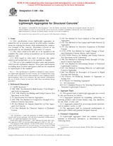 WITHDRAWN ASTM C330-03a 1.12.2003 preview