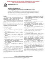 WITHDRAWN ASTM C331-04 1.1.2004 preview