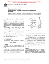 WITHDRAWN ASTM C374-70(1998) 1.1.1998 preview