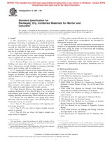 WITHDRAWN ASTM C387-04 1.6.2004 preview