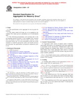 WITHDRAWN ASTM C404-07 1.6.2007 preview