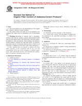 WITHDRAWN ASTM C458-98(2006) 1.6.2006 preview