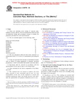 WITHDRAWN ASTM C497M-05 1.10.2005 preview