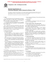 WITHDRAWN ASTM C658-98(2003) 1.10.2003 preview