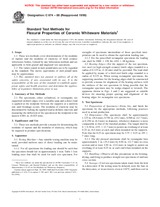 WITHDRAWN ASTM C674-88(1999) 10.10.1999 preview
