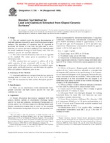 WITHDRAWN ASTM C738-94(1999) 10.4.1999 preview