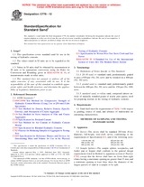 WITHDRAWN ASTM C778-12 1.5.2012 preview