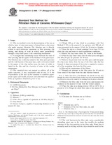 WITHDRAWN ASTM C866-77(1997)e1 1.1.1997 preview