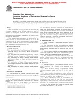 WITHDRAWN ASTM C885-87(2002) 31.7.1987 preview