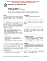 WITHDRAWN ASTM C1124-90(2004) 1.6.2004 preview