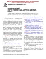 WITHDRAWN ASTM C1291-00a(2005) 1.6.2005 preview