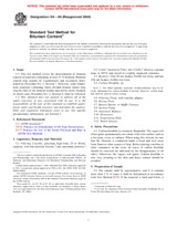 WITHDRAWN ASTM D4-86(2004) 1.7.2004 preview